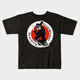 Skanking on a OneWheel Kids T-Shirt